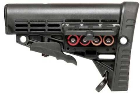 CAA Collapsible Stock for AR Rifles with Storage Compartment Black CBS